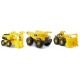 Pack 3 engins chantier 19cm - tractopelle camion pelleteuse caterpillar-0021664822845-lilojouets-questembert-muzillac-morbihan