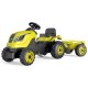 Porteur tracteur farmer xl vert a pedales avec remorque - smoby-3032167101303-lilojouets-questembert-muzillac-morbihan