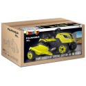 PORTEUR TRACTEUR FARMER XL VERT A PEDALES AVEC REMORQUE - SMOBY