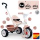 Tricycle be move beige evolutif 2en1 metal - smoby-3032167403384-lilojouets-questembert-muzillac-morbihan