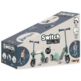 PATINETTE REVERSIBLE PORTEUR SWITCH 2EN1 - SMOBY-3032167506153-Lilojouets-Questembert-Muzillac-Morbihan