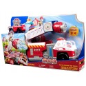MAXI CAMION DE POMPIER A RECHARGEMENT RAPIDE ET SONORE - PAT PATROUILLE