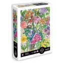 PUZZLE FLEURS DE PRINTEMPS 500 PIECES 48X33CM AVEC POSTER - CALYPTO