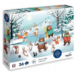 PUZZLE SOUS LA NEIGE 36 PIECES 33X23CM AVEC POSTER - CALYPTO-3373910076081-Lilojouets-Questembert-Muzillac-Morbihan PUZZLE SOUS LA NEIGE 36 PIECES 33X23CM AVEC POSTER - CALYPTO-3373910076081-Lilojouets-Questembert-Muzillac-Morbihan