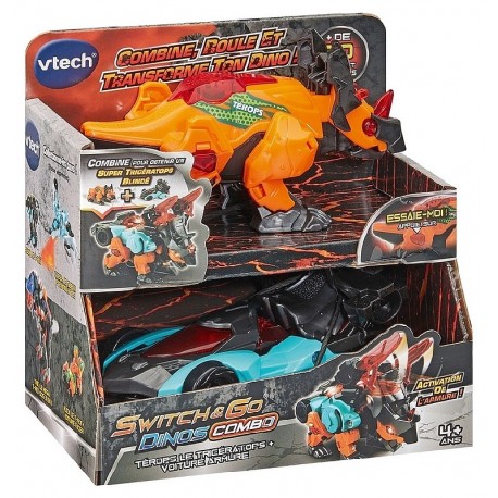 PACK VEHICULE ET DINO ASST - SWITCH&GO DINOS COMBO VTECH-3417764264055-Lilojouets-Questembert-Muzillac-Morbihan