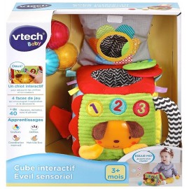 CUBE INTERACTIF EVEIL SENSORIEL EN TISSU - VTECH BABY-3417765282058-Lilojouets-Questembert-Muzillac-Morbihan