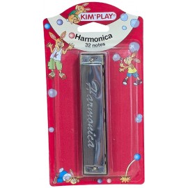 HARMONICA EN METAL 32 NOTES 13CM - KIM'PLAY-3225430001923-Lilojouets-Questembert-Muzillac-Morbihan HARMONICA EN METAL 32 NOTES 13CM - KIM'PLAY-3225430001923-Lilojouets-Questembert-Muzillac-Morbihan