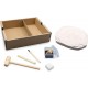 Coffret dinodig tyrannosaurus dans platre avec vraie dent - squelette a deterrer-3700802105947-lilojouets-questembert-muzillac-m