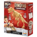 COFFRET DINODIG TYRANNOSAURUS DANS PLATRE AVEC VRAIE DENT - SQUELETTE A DETERRER