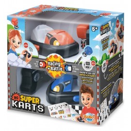 PACK 2 SUPER KARTS RADIOCOM. 14CM RACING ET BATTLE 2.4GHZ AVEC BATTERIES - BUKI-3700802106371-Lilojouets-Questembert-Muzillac-Mo PACK 2 SUPER KARTS RADIOCOM. 14CM RACING ET BATTLE 2.4GHZ AVEC BATTERIES - BUKI-3700802106371-Lilojouets-Questembert-Muzillac-Mo