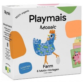 BOITE PLAYMAIS MOSAIC LA FERME - 2300 PIECES 6 CARTES MODELES