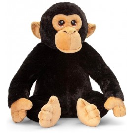 PELUCHE SINGE CHIMPANZE 30CM - KEELECO ECO-RESPONSABLE-5027148010192-Lilojouets-Questembert-Muzillac-Morbihan