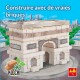 Coffret briques - arc de triomphe  a construire 290 pieces - brick trick travel-5900511615517-lilojouets-questembert-muzillac-mo