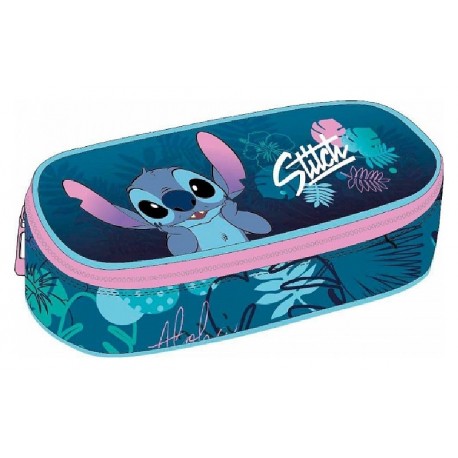 TROUSSE BLEUE STITCH DISNEY 23X10X7CM AVEC RABAT INTERIEUR - COOLPACK-5903686358999-Lilojouets-Questembert-Muzillac-Morbihan