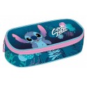 TROUSSE BLEUE STITCH DISNEY 23X10X7CM AVEC RABAT INTERIEUR - COOLPACK