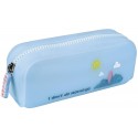 TROUSSE BLEUE EN SILICONE STITCH DISNEY 18X7X5CM