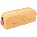 TROUSSE ORANGE EN SILICONE STITCH DISNEY 18X7X5CM