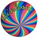Ballon de plage rainbow 22cm - mondo-8001011260850-lilojouets-questembert-muzillac-morbihan