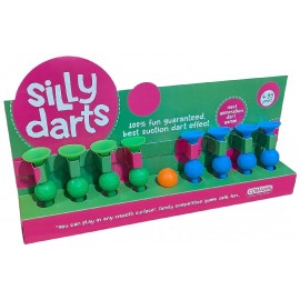 JEU DE FLECHETTES SILICONE A VENTOUSE - SILLY DARTS-8412906230610-Lilojouets-Questembert-Muzillac-Morbihan