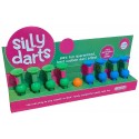 JEU DE FLECHETTES SILICONE A VENTOUSE - SILLY DARTS
