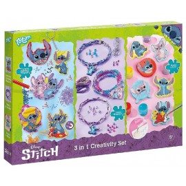 GRAND COFFRET CREATIF STITCH 3 ACTIVITES - TOTUM-8714274700161-Lilojouets-Questembert-Muzillac-Morbihan