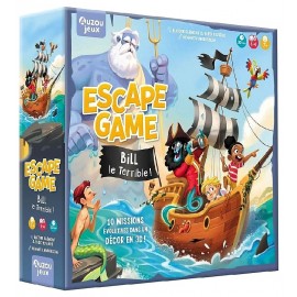 JEU BILL LE TERRIBLE - ESCAPE GAME 10 MISSIONS ET DECOR 3D - AUZOU JEUX
