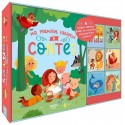 COFFRET MA PREMIERE FABRIQUE A CONTES - AVEC LIVRE ET 6 CUBES - AUZOU EVEIL