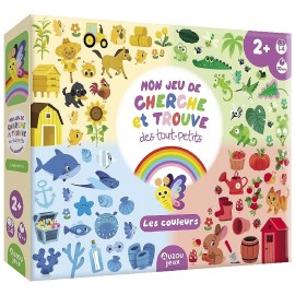 JEU DE CHERCHE ET TROUVE DES TOUT-PETITS - LES COULEURS - AUZOU JEUX-9791039554503-Lilojouets-Questembert-Muzillac-Morbihan