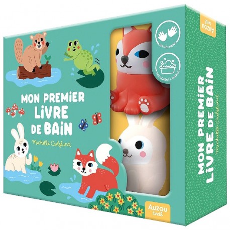 MON PREMIER LIVRE DE BAIN - AVEC 2 FIGURINES 9CM DECLIPSABLES - AUZOU EVEIL-9791039562997-Lilojouets-Questembert-Muzillac-Morbih