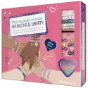GRAND COFFRET MES BRACELETS D'AMITIE BRESILIENS ET LIBERTY - AUZOU BIJOUX