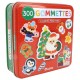 Boite metal 300 gommettes repositionnables - noel - auzou-9791039564311-lilojouets-questembert-muzillac-morbihan