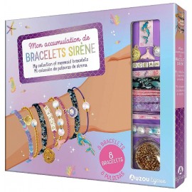 COFFRET MON ACCUMULATION  DE 8 BRACELETS SIRENE - AUZOU BIJOUX