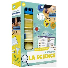 COFFRET JE DECOUVRE LA SCIENCE - 30 EXPERIENCES AVEC LIVRET ET ACCESSOIRES-9791039566797-Lilojouets-Questembert-Muzillac-Morbiha