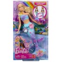POUPEE BARBIE SIRENE 29CM FLEURS MAGIQUES