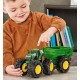 Tracteur sonore avec remorque 37cm monster treads john deere - tomy-0036881473534-lilojouets-questembert-muzillac-morbihan