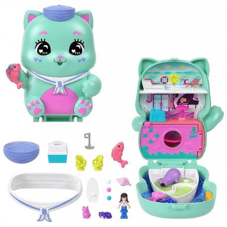 COFFRET CROISIERE CHATON POLLY POCKET - MATTEL-0194735274963-Lilojouets-Questembert-Muzillac-Morbihan