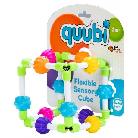 CUBE SOUPLE FLEXIBLE ET SENSORIEL QUUBI - LITTLE BRAINIES FAT BRAIN-0811802026828-Lilojouets-Questembert-Muzillac-Morbihan