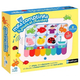 PIANO MES COMPTINES A JOUER ET CHANTER - 8 CHANSONS 3 MODES DE PIANO-3262190003071-Lilojouets-Questembert-Muzillac-Morbihan PIANO MES COMPTINES A JOUER ET CHANTER - 8 CHANSONS 3 MODES DE PIANO-3262190003071-Lilojouets-Questembert-Muzillac-Morbihan