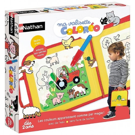 MA VALISETTE COLOREO - 50X24CM AVEC FEUTRE A EAU - NATHAN-3262190003149-Lilojouets-Questembert-Muzillac-Morbihan