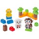Coffret ferme abrick 150 pieces avec 3 figurines - ecoiffier-3280250013679-lilojouets-questembert-muzillac-morbihan