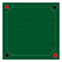 TAPIS DE JEU CARTES 60X60CM VERT ANTIDERAPANT - GAMME EXCELLENCE