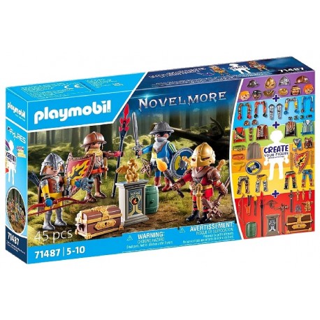 71487 CHEVALIERS NOVELMORE - 45 PIECES - PLAYMOBIL MY FIGURES-4008789714879-Lilojouets-Questembert-Muzillac-Morbihan