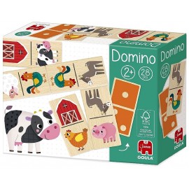 JEU DE DOMINOS LA FERME - 28 PIECES BOIS REVERSIBLES - GOULA-8410446002278-Lilojouets-Questembert-Muzillac-Morbihan JEU DE DOMINOS LA FERME - 28 PIECES BOIS REVERSIBLES - GOULA-8410446002278-Lilojouets-Questembert-Muzillac-Morbihan