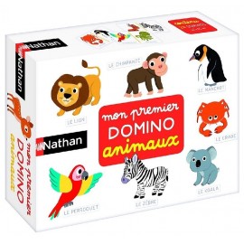 MON PREMIER DOMINO ANIMAUX - 28 PIECES - NATHAN-8410446311530-Lilojouets-Questembert-Muzillac-Morbihan MON PREMIER DOMINO ANIMAUX - 28 PIECES - NATHAN-8410446311530-Lilojouets-Questembert-Muzillac-Morbihan