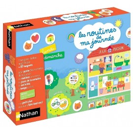COFFRET LES ROUTINES DE MA JOURNEE - GRAND TABLEAU ET 87 PIECES MAGNETIQUES-8410446315569-Lilojouets-Questembert-Muzillac-Morbih COFFRET LES ROUTINES DE MA JOURNEE - GRAND TABLEAU ET 87 PIECES MAGNETIQUES-8410446315569-Lilojouets-Questembert-Muzillac-Morbih