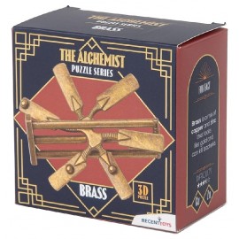 CASSE-TETE THE ALCHEMIST BRASS - 3D PUZZLE EN METAL LAITON - RECENT TOYS