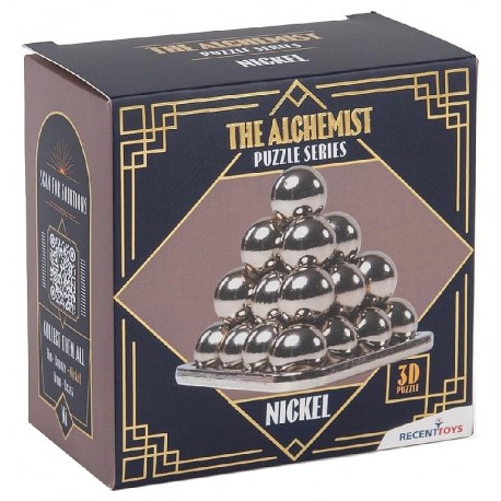 CASSE-TETE THE ALCHEMIST NICKEL - 3D PUZZLE EN METAL ARGENTÉ - RECENT TOYS-8717278852096-Lilojouets-Questembert-Muzillac-Morbiha