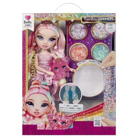 POUPEE RAINBOW HIGH SHIMMERS BELLA 25CM SLIME ET PAILLETTES-0035051122401-Lilojouets-Questembert-Muzillac-Morbihan