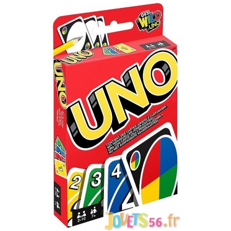 CARTES UNO STANDARD NOUVELLE VERSION - Jouets56.fr - Magasins Jouets SAJOU du Morbihan en Bretagne