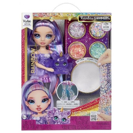 POUPEE RAINBOW HIGH SHIMMERS VIOLET 25CM SLIME ET PAILLETTES-0035051122425-Lilojouets-Questembert-Muzillac-Morbihan